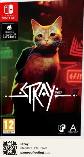 Stray Nintendo Switch, PAL box front