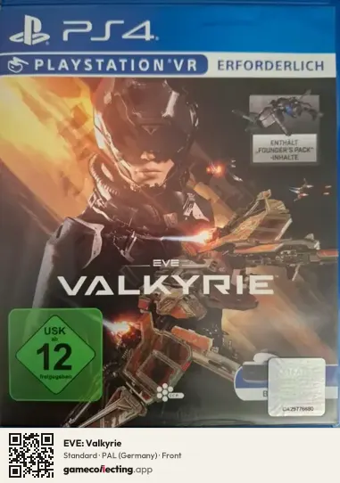 EVE: Valkyrie PlayStation 4, Germany box front
