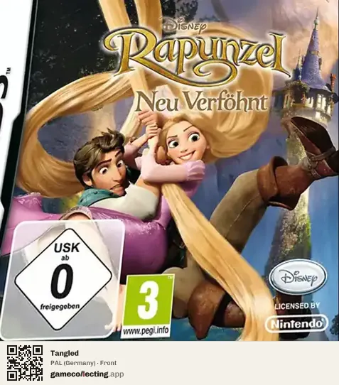 Tangled Nintendo DS, Germany box front