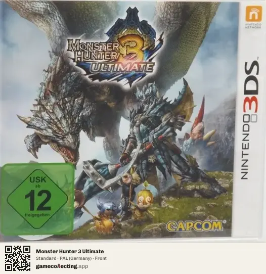 Monster Hunter 3 Ultimate Nintendo 3DS, Germany box front