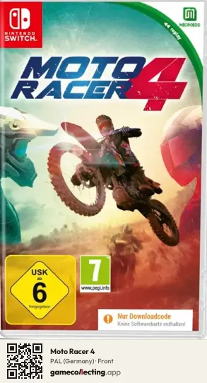 Moto Racer 4 Nintendo Switch, Germany box front