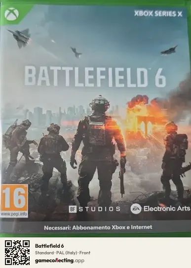 Battlefield 6 Xbox Series X, Italy box front