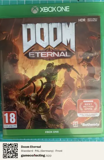 Doom Eternal Xbox One, Germany box front
