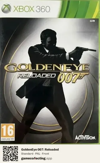 GoldenEye 007: Reloaded Xbox 360, PAL box front