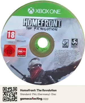 Homefront: The Revolution Xbox One, PAL disc
