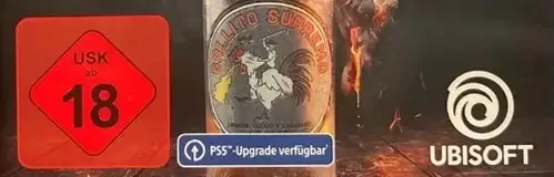 Far Cry 6, the USK square on its front