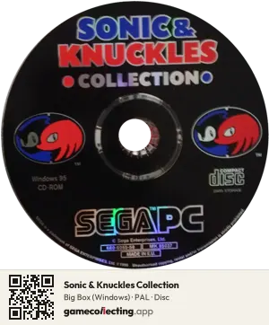 Sonic & Knuckles Collection Computer, PAL disc