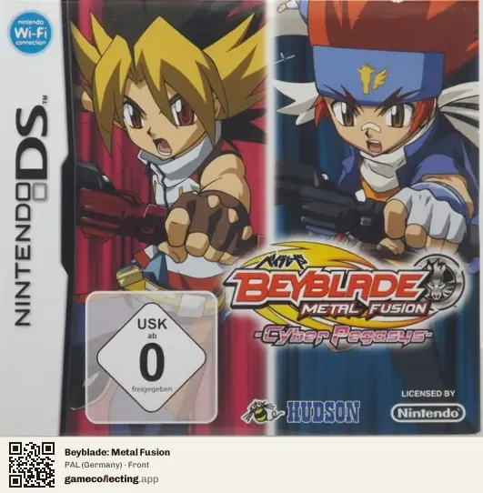 Beyblade: Metal Fusion Nintendo DS, Germany box front