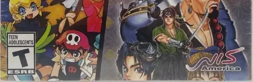 Psikyo Shooting Stars Bravo, the ESRB box on its front