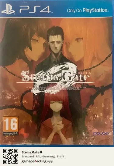 Steins;Gate 0 PlayStation 4, Germany box front