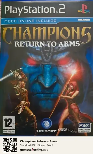 Champions: Return to Arms PlayStation 2, Spain box front
