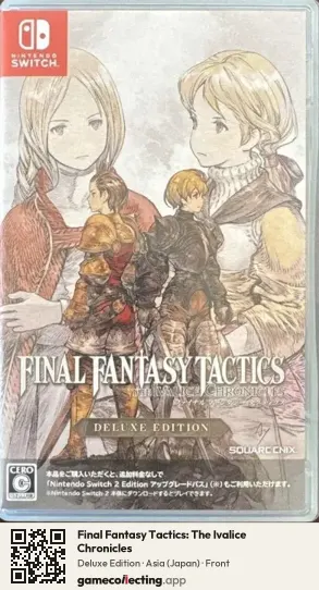 Final Fantasy Tactics: The Ivalice Chronicles Nintendo Switch, Asia box front