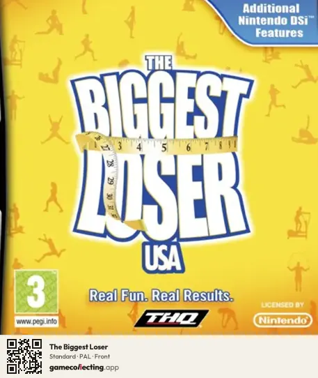 The Biggest Loser Nintendo DS, PAL box front