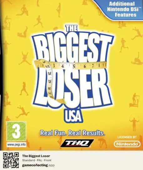 The Biggest Loser Nintendo DS, PAL box front