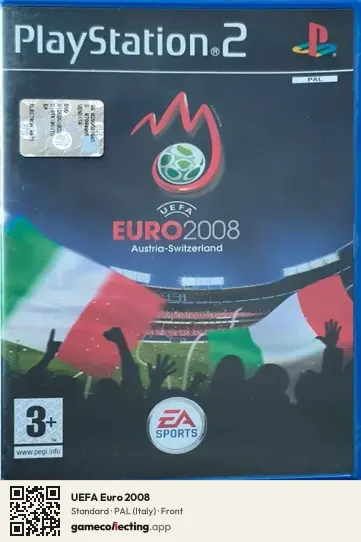 UEFA Euro 2008 PlayStation 2, Italy box front