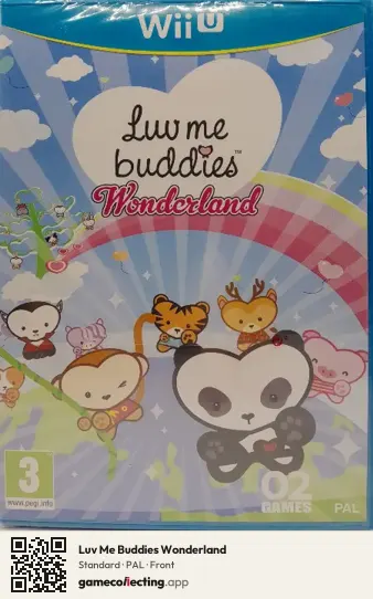Luv Me Buddies Wonderland Nintendo Wii U, PAL box front