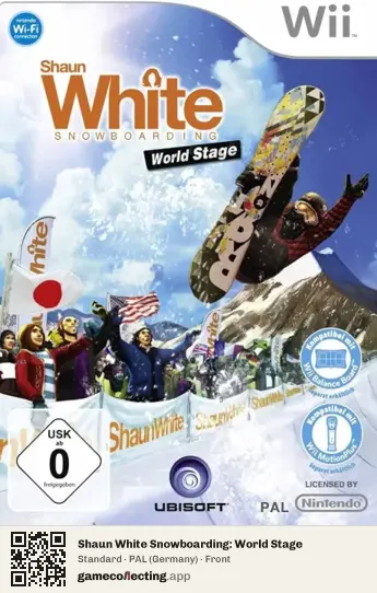 Shaun White Snowboarding: World Stage Nintendo Wii, Germany box front