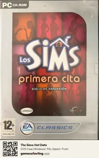 The Sims: Hot Date Computer, Spain box front