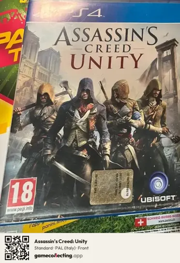 Assassin's Creed: Unity PlayStation 4, Italy box front