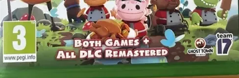 Overcooked! All You Can Eat, the PEGI square on its front