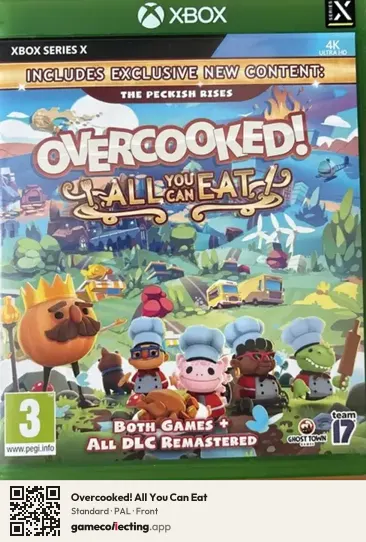 Overcooked! All You Can Eat Xbox Series X, PAL box front