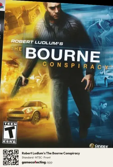 Robert Ludlum's The Bourne Conspiracy PlayStation 3, NTSC box front