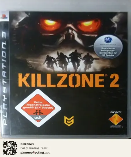 Killzone 2 PlayStation 3, Germany box front
