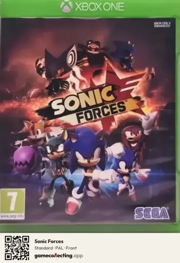 Sonic Forces Xbox One, PAL box front