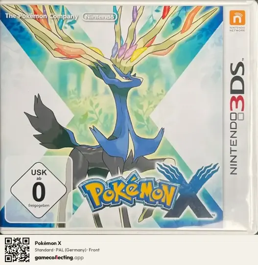 Pokémon X Nintendo 3DS, Germany box front