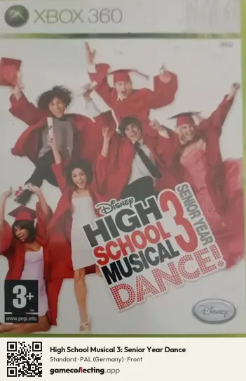 High School Musical 3: Senior Year Dance Xbox 360, Germany box front