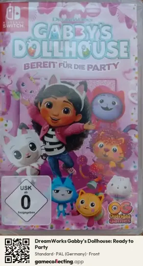 DreamWorks Gabby's Dollhouse: Ready to Party Nintendo Switch, Germany box front