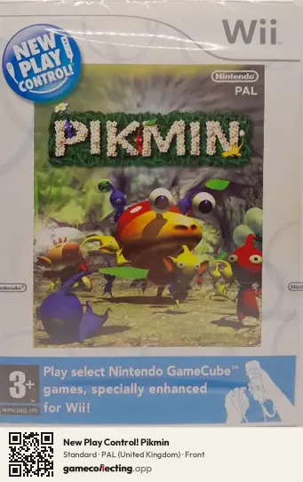 New Play Control! Pikmin Nintendo Wii, United Kingdom box front