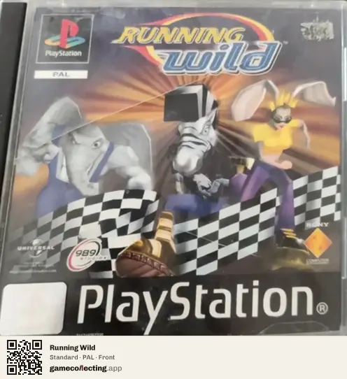Running Wild PlayStation, PAL box front