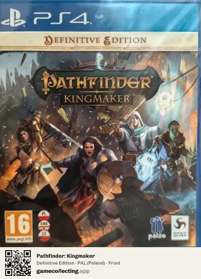 Pathfinder: Kingmaker PlayStation 4, Poland box front