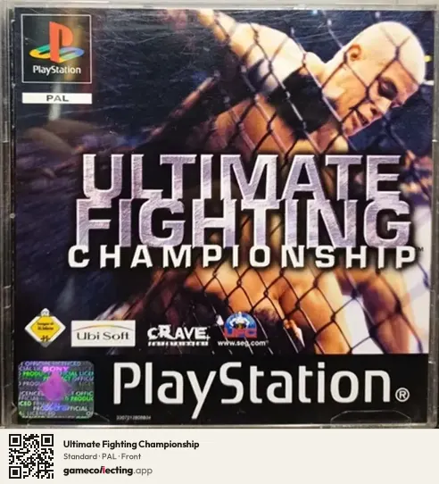 Ultimate Fighting Championship PlayStation, PAL box front