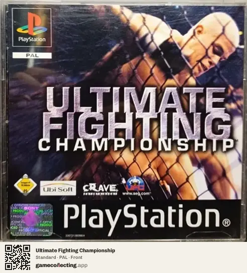 Ultimate Fighting Championship PlayStation, PAL box front
