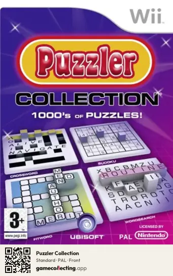 Puzzler Collection Nintendo Wii, PAL box front