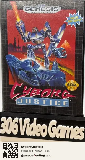 Cyborg Justice Sega Mega Drive / Genesis, NTSC box front