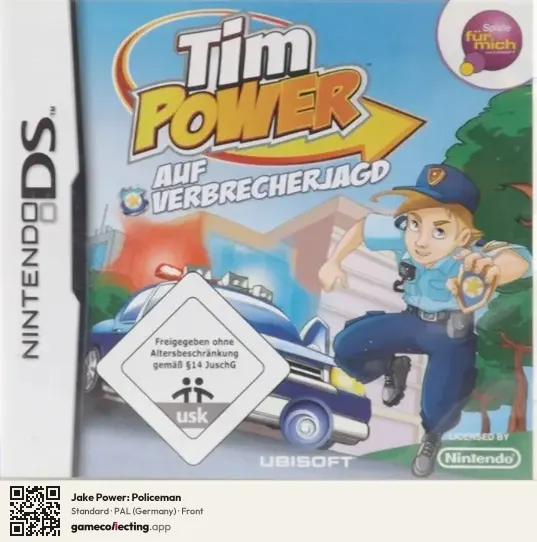 Jake Power: Policeman Nintendo DS, Germany box front