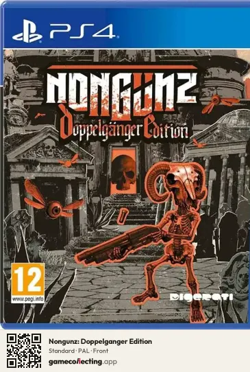 Nongunz: Doppelganger Edition PlayStation 4, PAL box front