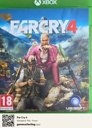 Far Cry 4 Xbox One, PAL box front