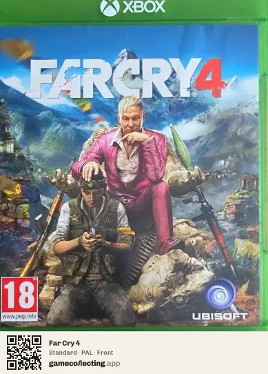 Far Cry 4 Xbox One, PAL box front
