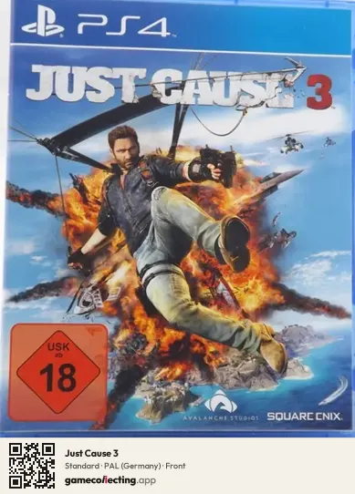 Just Cause 3 PlayStation 4, Germany box front