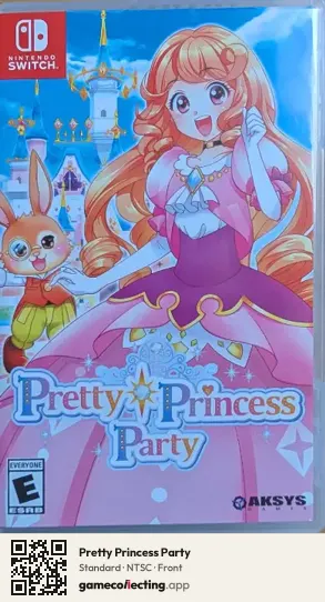 Pretty Princess Party Nintendo Switch, NTSC box front