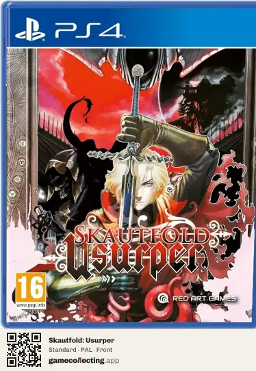 Skautfold: Usurper PlayStation 4, PAL box front