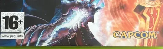 Devil May Cry 4, the PEGI square on its front