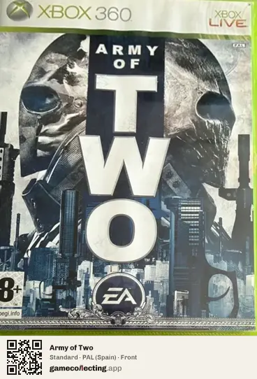 Army of Two Xbox 360, Spain box front