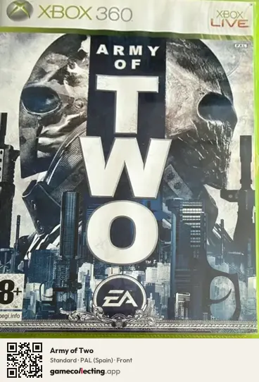 Army of Two Xbox 360, Spain box front