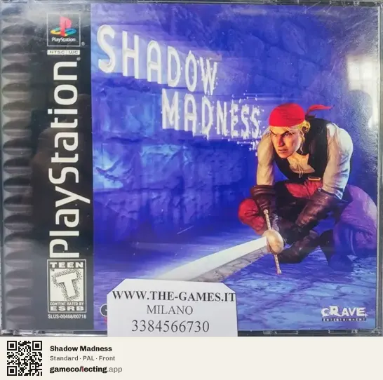Shadow Madness PlayStation, PAL box front