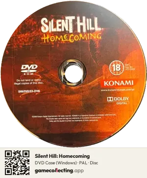 Silent Hill: Homecoming Computer, PAL disc